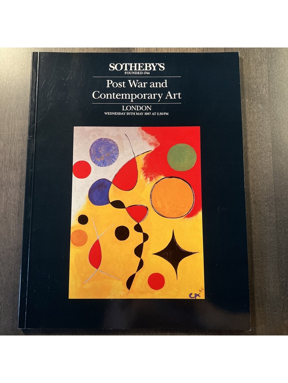 Sotheby's Post War and Contemporary Art - London 20th May 1987